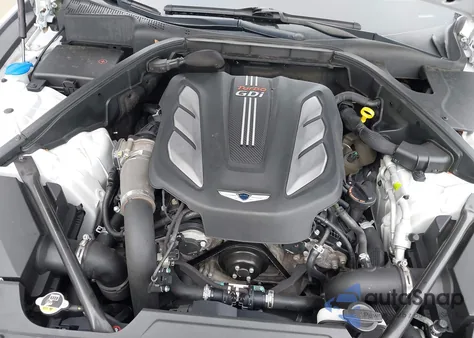 2018 Genesis G80 3.3T Sport from USA, damaged, VIN KMHGN4JB8JU222329